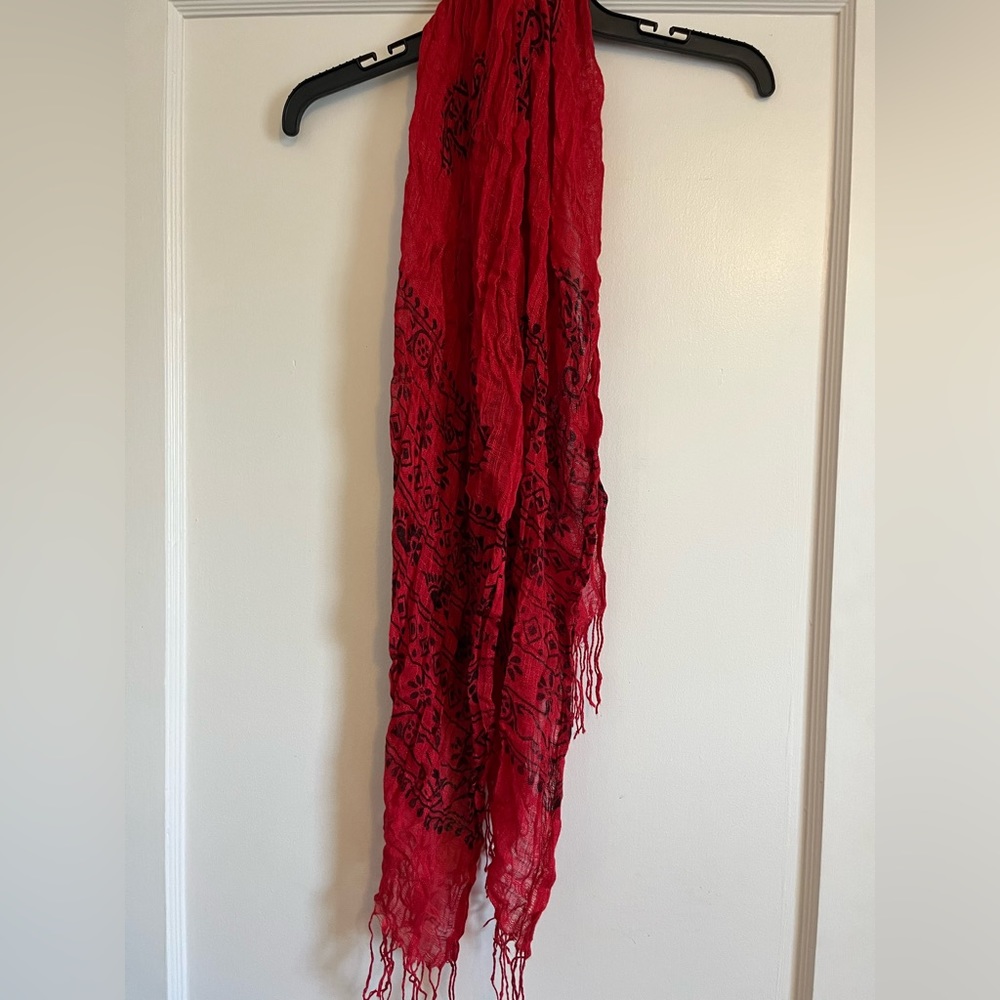 *sold* Sheer paisley scarf